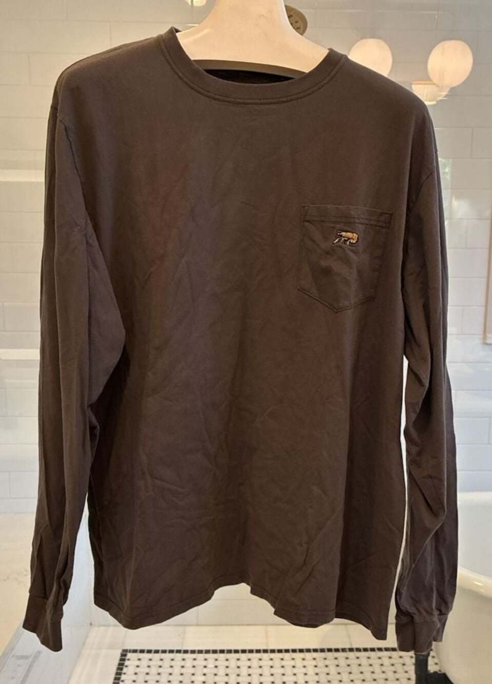 Perlis The Authentic Crawfish Pocket Tee Long Sleeve Pima Cotton Shirt